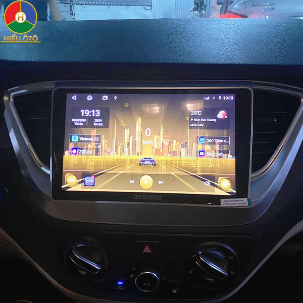màn hinhfa ndroid ô tô zestech xe hyundai accent 