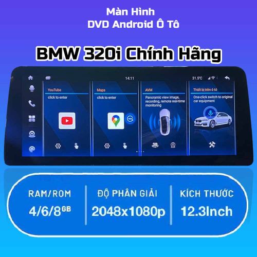 Màn Hình Android Ô Tô BMW 320i 