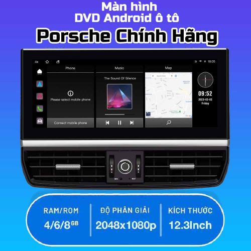 Màn Hình Android Ô Tô Porsche Panamera 