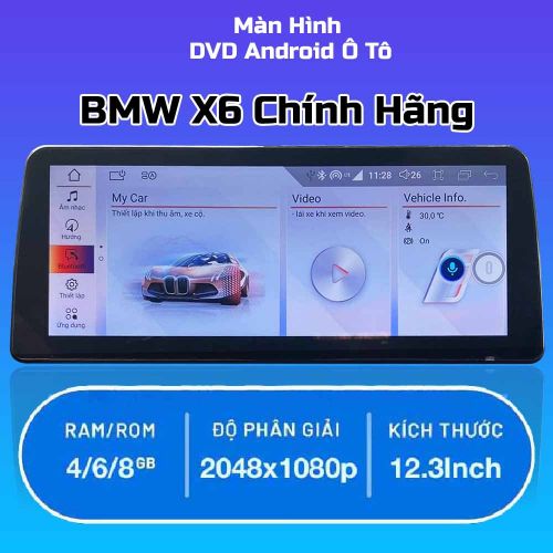 Màn Hình Android Xe BMW X6 