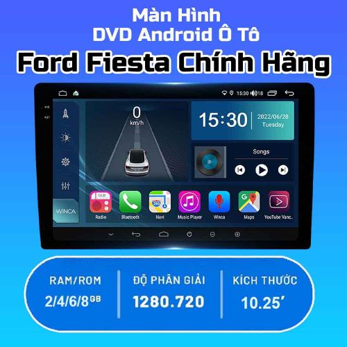 Man Hình Android Xe Ford Fiesta Chính Hãng