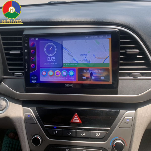 màn hình android xe hyundai elantra 2016, 2017, 2018