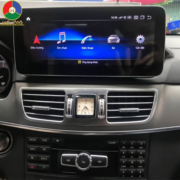 màn hình android xe mercedes e300 