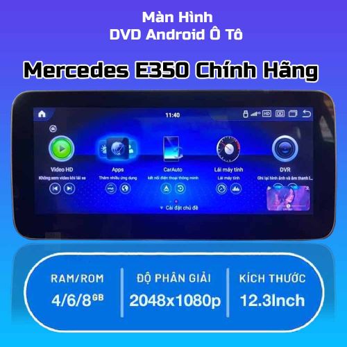 Màn Hình Android Xe Mercedes E350 