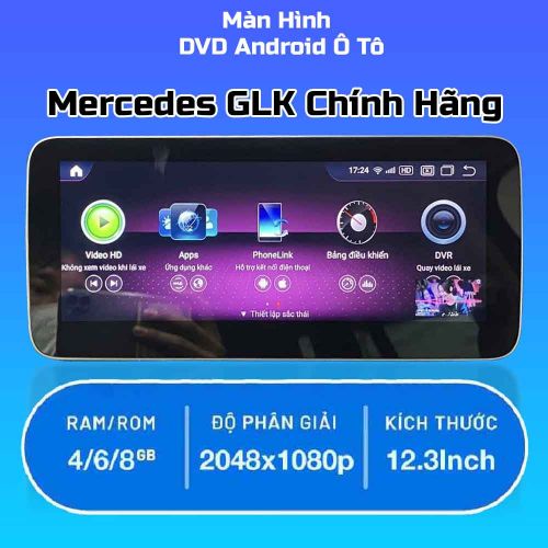 Màn Hình Android Mercedes GLK 