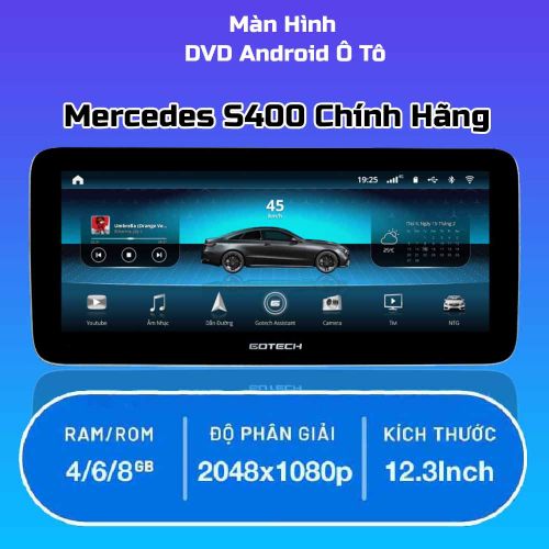 Màn Hình Android Mercedes S400