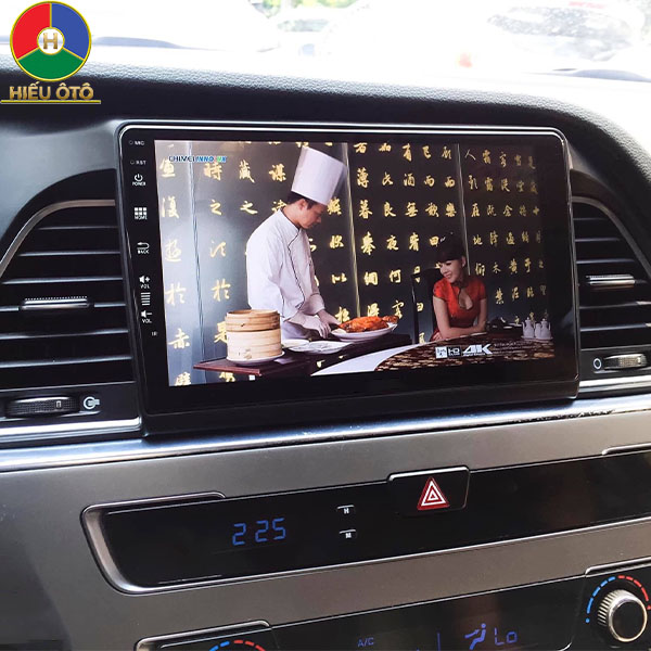 màn hình android xe ô tô hyundai sonata 2015, 2016, 2017, 2018, 2019