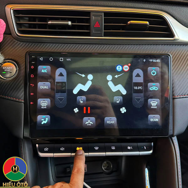 màn hình android xe ô tô mg zs 2025