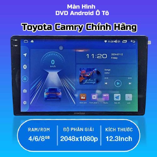 Màn Hình Android Xe Toyota Camry Chính Hãng