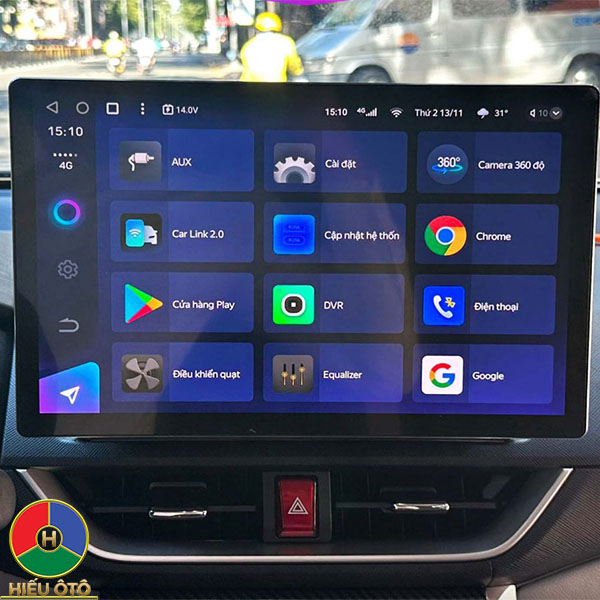 màn hình android 13inch xe ô tô toyota veloz