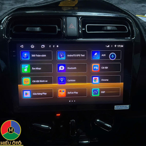 màn hình dvd android ô tô mitsubishi attrage 