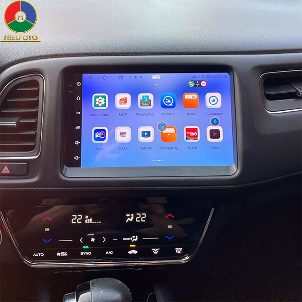 màn hình dvd android xe ô tô honda hrv 