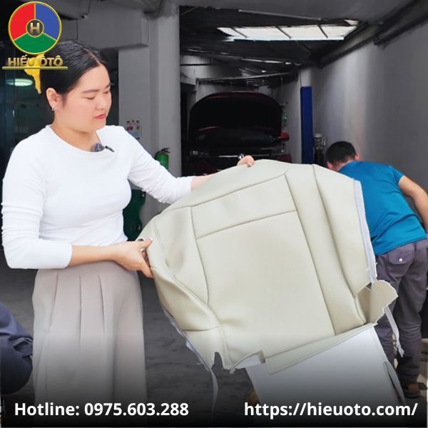 Mẫu áo ghế da Honda CRV may chuẩn Form