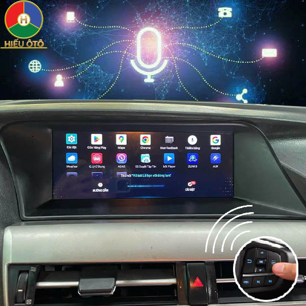 ra lệnh giọng nói màn hình android lexus 