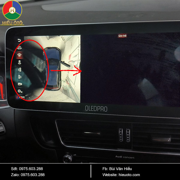 sửa camera 360 ô tô không lên hình 