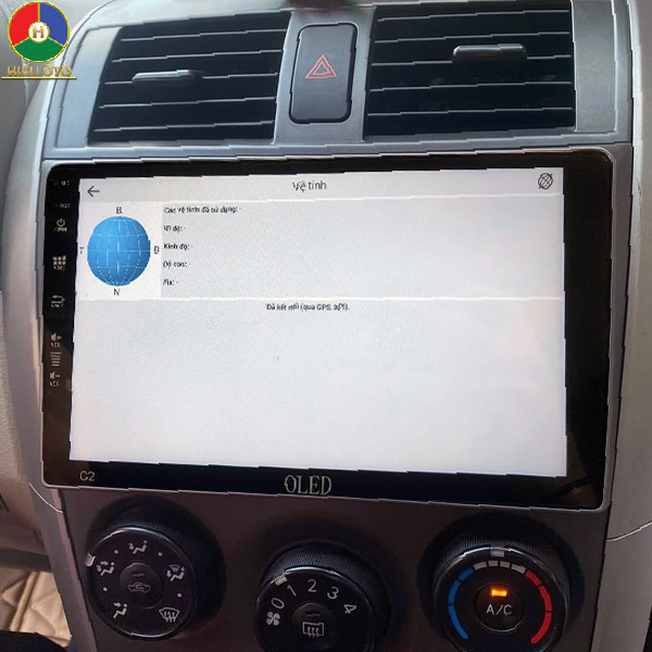 sửa màn hình android ô tô mất gps 