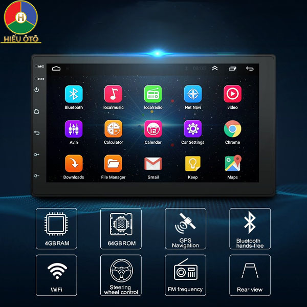 tổng quan màn hình android 7 inch